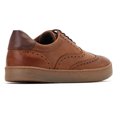 Mens Base London Christo Casual Shoes - Tan