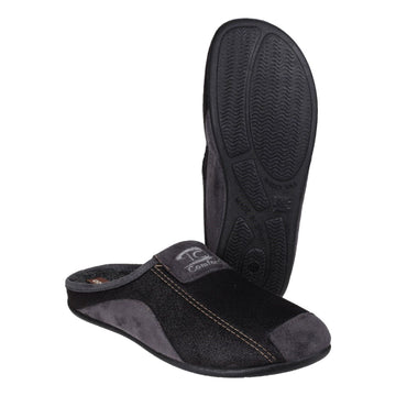 Mens Cotswold Westwell Slippers - Black