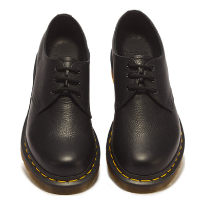 Unisex Dr. Martens 1461 Virginia Leather Black Oxford Casual Lace-up Shoes - Black