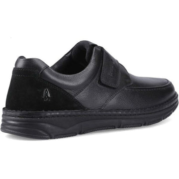 Mens Hush Puppies Forde Touch Fastening Casual Shoes - Black