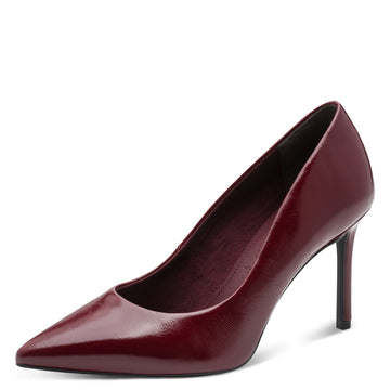 Womens Tamaris 22480 Court Shoes - Merlot
