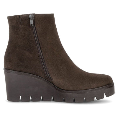 Womens Gabor 8045 Ankle Boots - Dark Brown