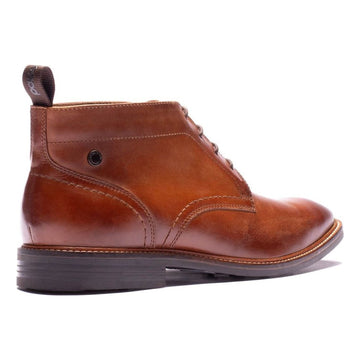 Mens Base London Belgrave Leather Chukka Boots - Washed Tan