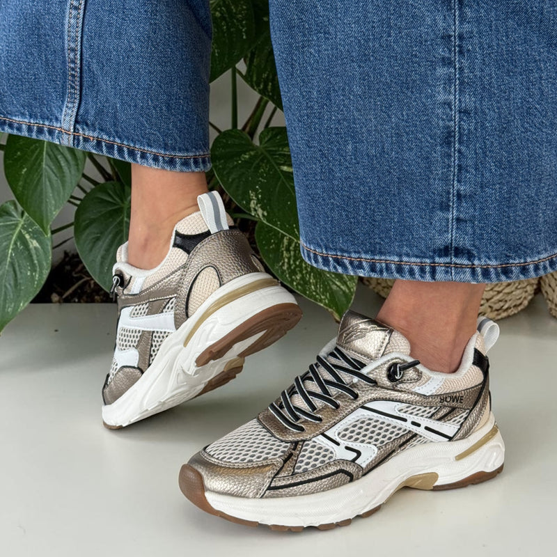 Womens Lloyd & Pryce Maroda Trainers - Burnt Fusion