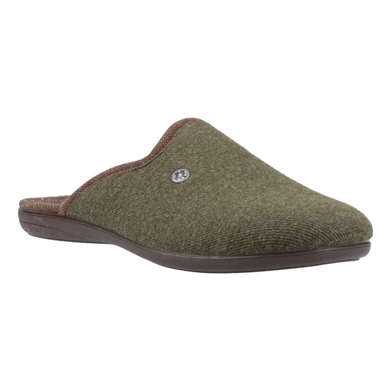 Mens Cotswold Spelsbury Slippers - Khaki