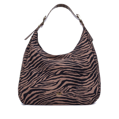 Womens Xti 184715 Shoulder Bag - Taupe