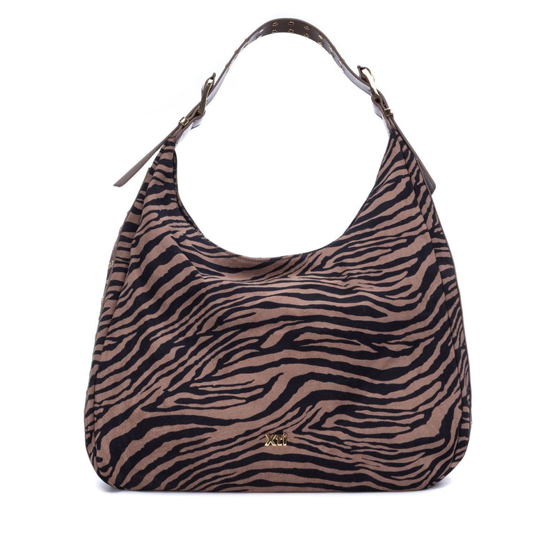 Womens Xti 184715 Shoulder Bag - Taupe