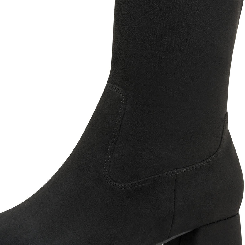 Womens Jana 25569 Long Boots - Black
