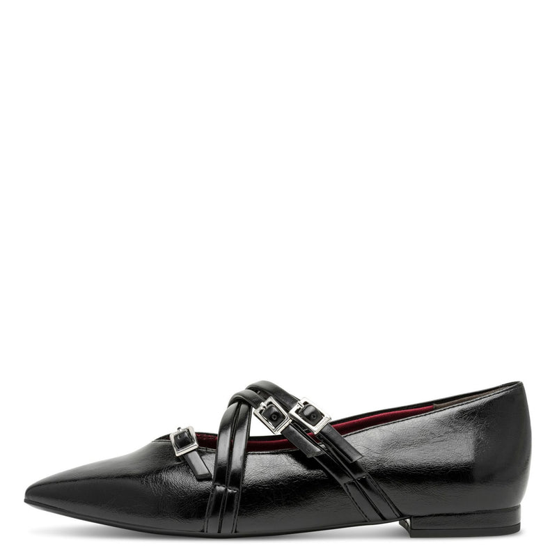 Womens Tamaris 22160 Loafers - Black