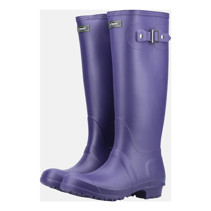 Womens Cotswold Sandringham Waterproof Wellingtons - Purple