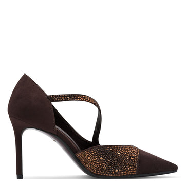 Womens Tamaris 22443 Court Shoes - Mocca