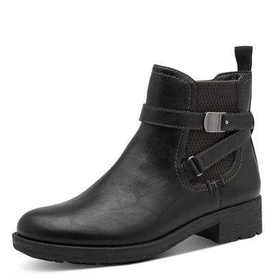 Womens Tamaris 25812 Ankle Boots - Black