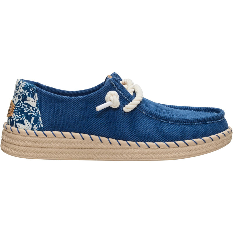 Womens Heydude Wendy Espadrille Hibiscus - Ensign Blue