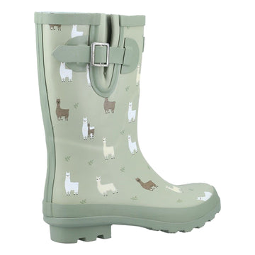 Womens Cotswold Farmyard Mid Wellingtons - Alpaca