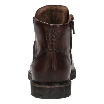 Mens Bugatti 8373A Ankle Boots - Mid Brown