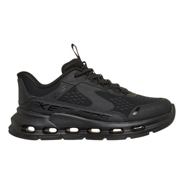 Little Kids Girls Skechers Glide-Step - Vista Lane Black Slip-Ins Trainers - Black