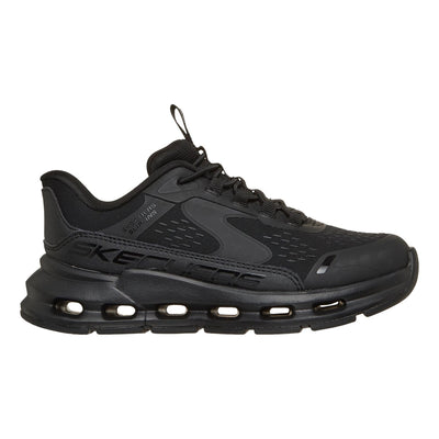 Little Kids Girls Skechers Glide-Step - Vista Lane Black Slip-Ins Trainers - Black