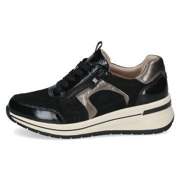 Womens Caprice 23300 Trainers - Black Combi