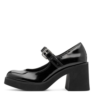 Womens Tamaris 22409 Block Heels - Black