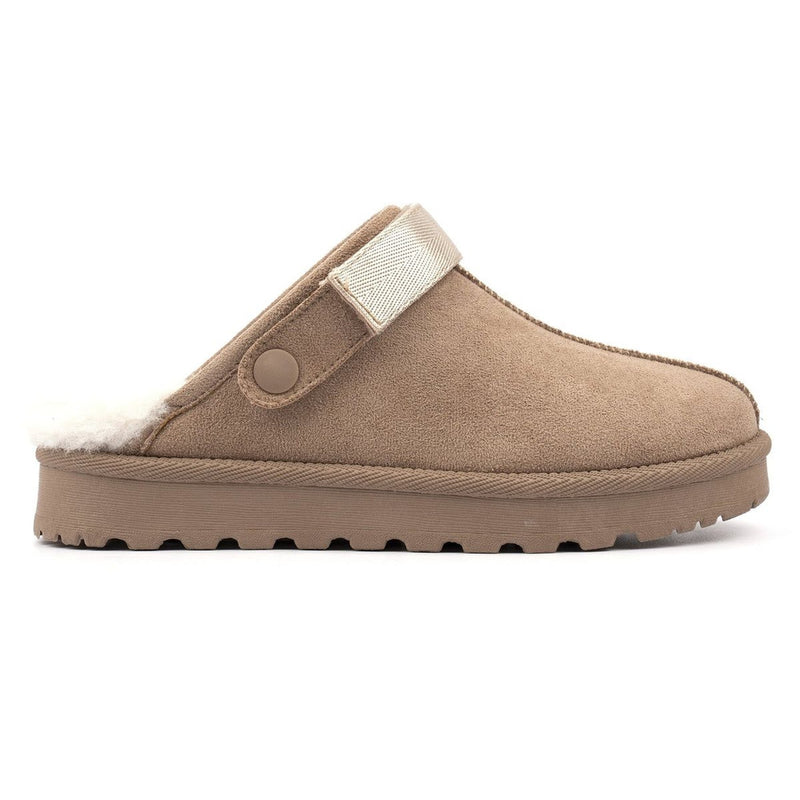 Womens Lunar Odessa Slippers - Mink