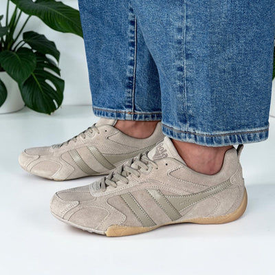 Womens Gola Corva Bone Trainers - Bone