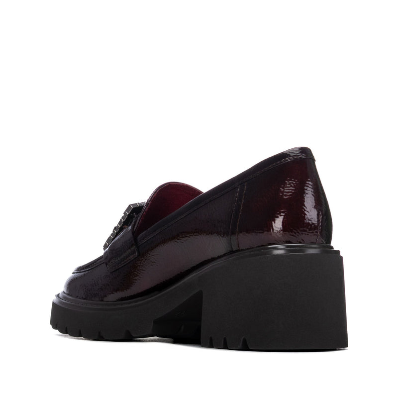 Womens Xti 146229 Loafers - Burgundy