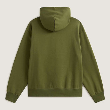 Mens Vans Left Chest II Pullover Loose Fit Hoodie - Khaki