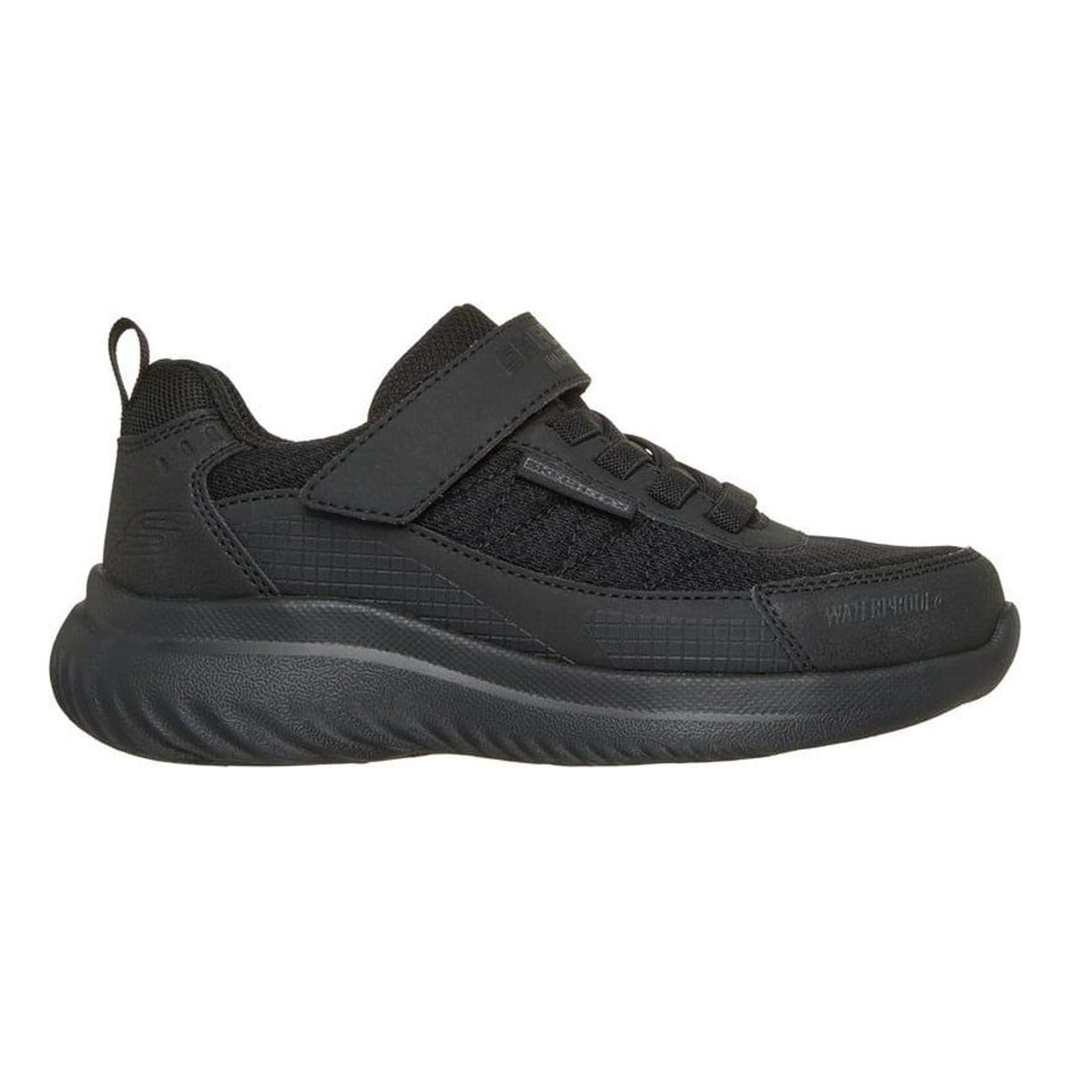 Big Kids Boys Skechers 406341L Bounder 2.0 - Aqua Pace Black Waterproof Trainers