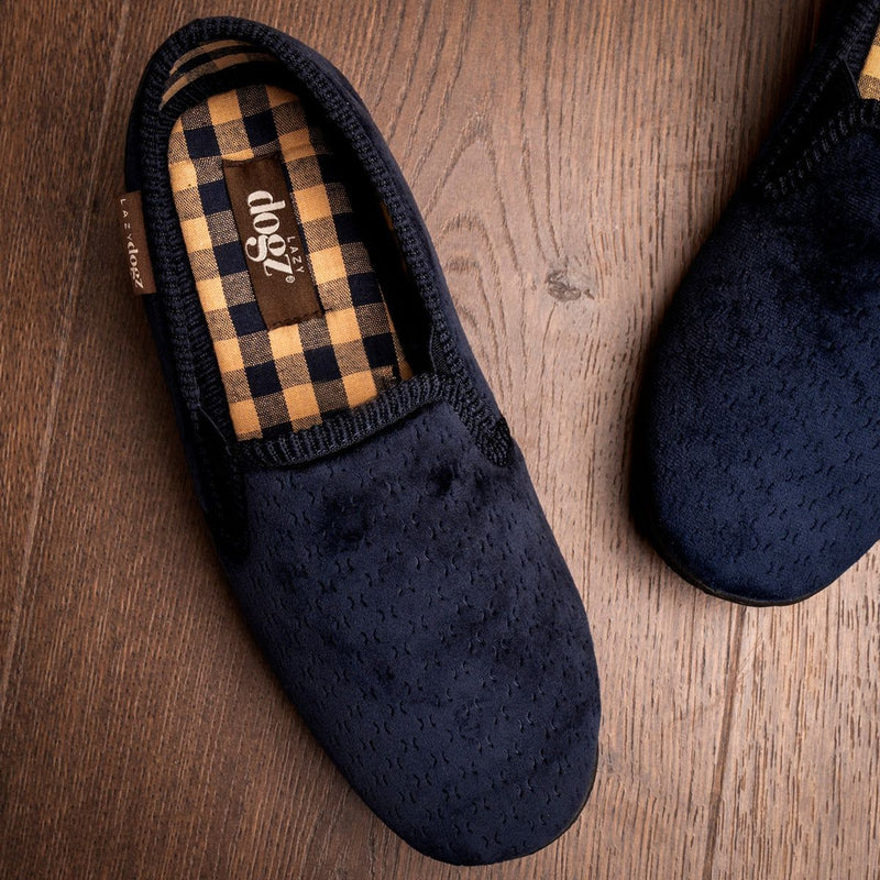 Mens Lazy Dogz Tamar II Slippers - Blue
