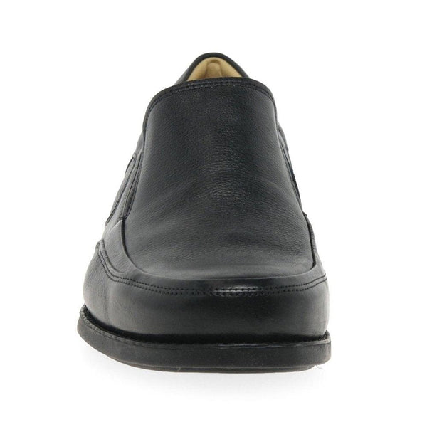 Anatomic Mens Mina Black Leather Slip On Shoes