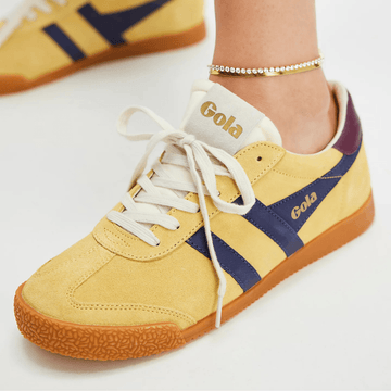 Womens Gola Elan Trainers - Yellow