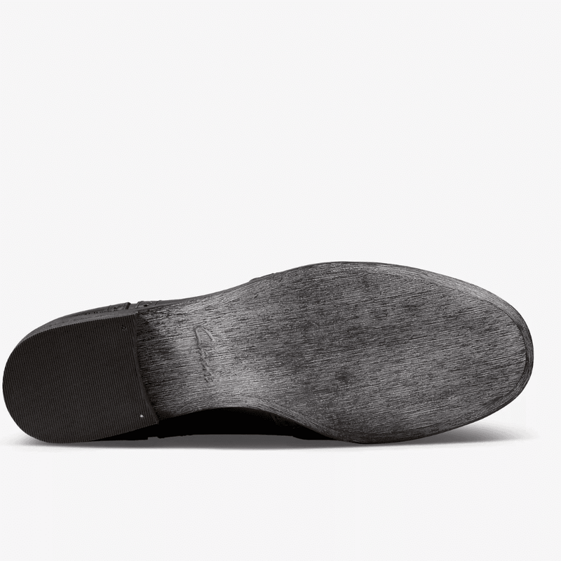 Girls Clarks Hamble Oak Shoes - Black Patent