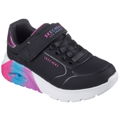 Girls Skechers Uno Lite 2.0 Vivid Trainers - Black Multi