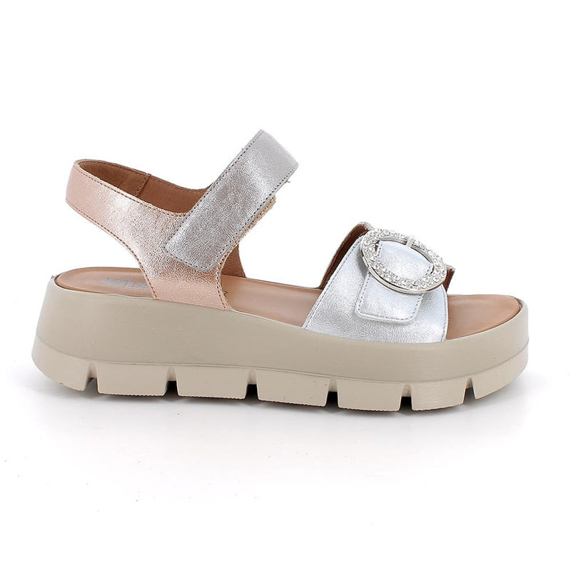 Womens Igi & Co 1160311 Silver Wedge Sandals - Silver