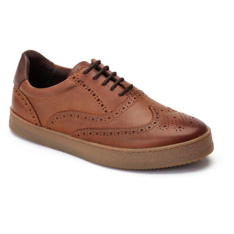 Mens Base London Christo Casual Shoes - Tan