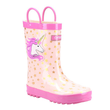 Kids Cotswold Puddle Wellingtons - Unicorn