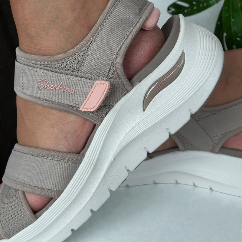 Womens Skechers 164078 Arch Fit 2.0 Sandal Sandals - Taupe