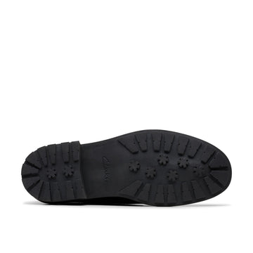 Girls Clarks Orinoco3 Derby School Shoes - Black