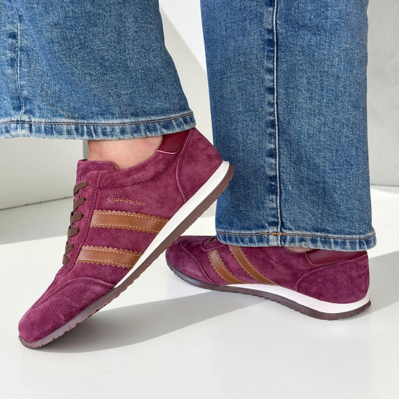 Womens Drilleys Ninety Nine Trainers AW26 - Razzberry
