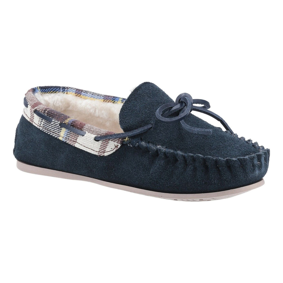 Womens Cotswold Kilkenny Navy Slippers