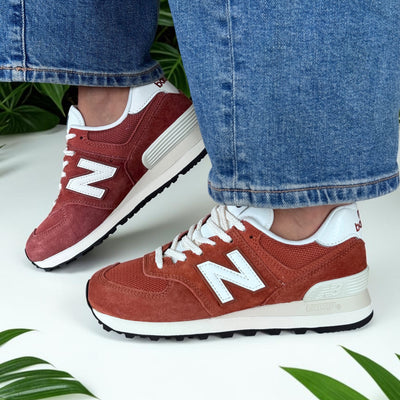 Unisex New Balance U574 Trainers - Maple