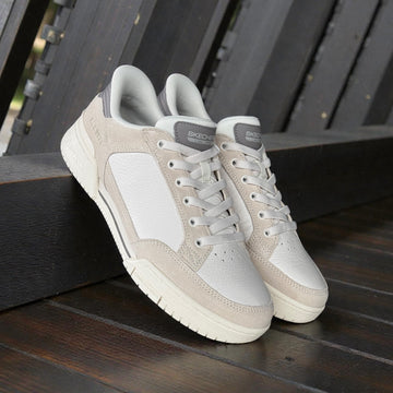 Mens Skechers 254204 Casual Lace-up Recoil Shoe - Off White