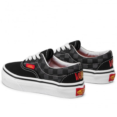 Vans Kids Era Black Flame Logo Repeat - Black