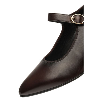 Womens Ara 52406 Audrey Block Heels - Chocolate Brown