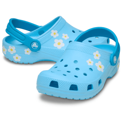 Junior Crocs Kids Daisy Classic Clog - Blue