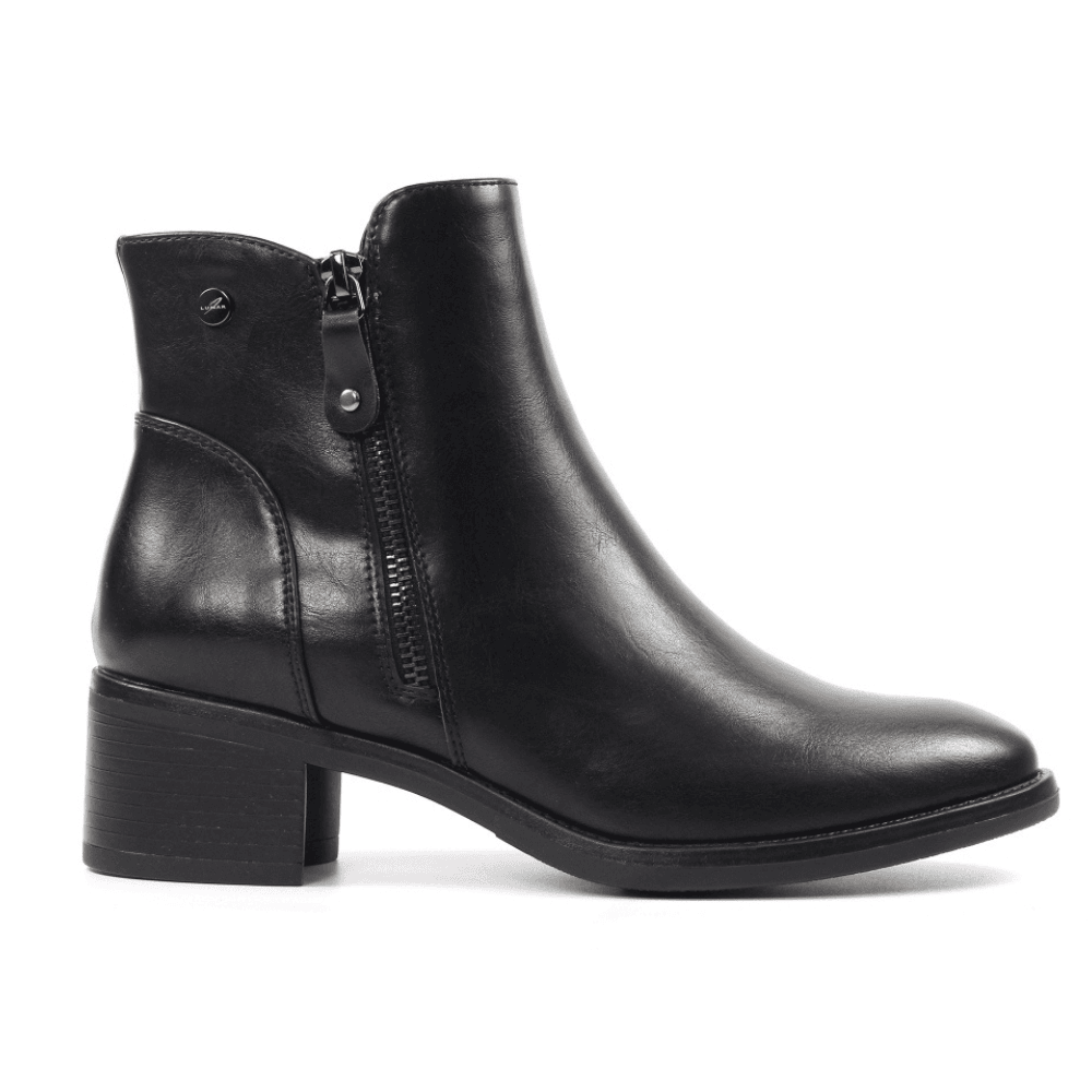 Womens Lunar Sabina Block Heeled Ankle Boots