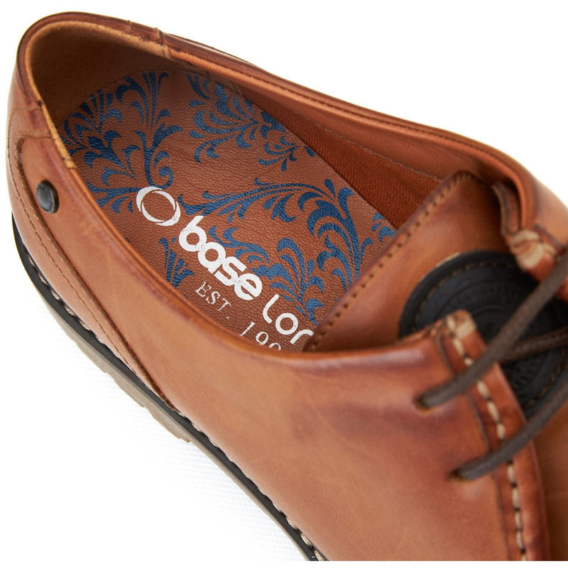 Mens Base London Carbon Tan Formal Lace-up Shoes - Tan