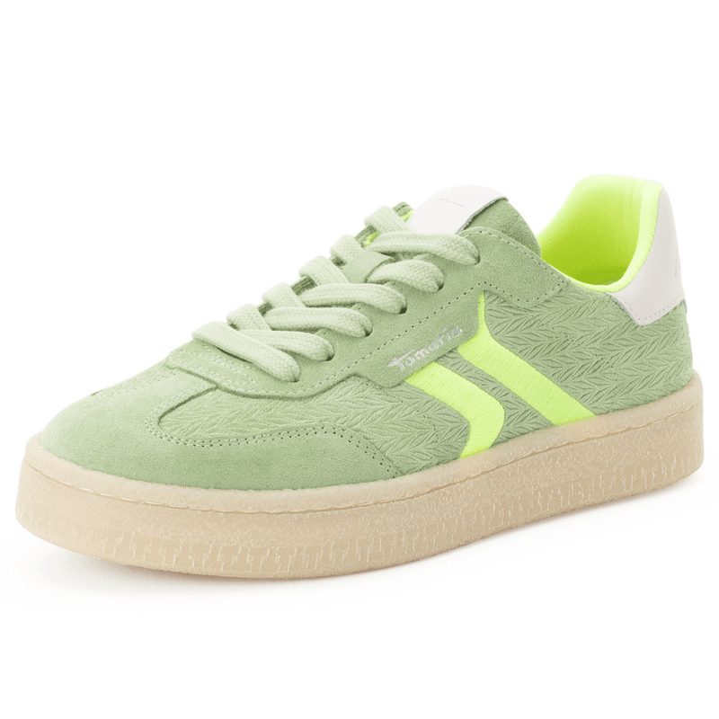 Womens Tamaris 23723 Gumsole Trainers - Sage