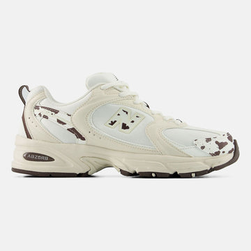 Unisex New Balance 530 Mesh Trainers - Linen with Pumpernickel Beige