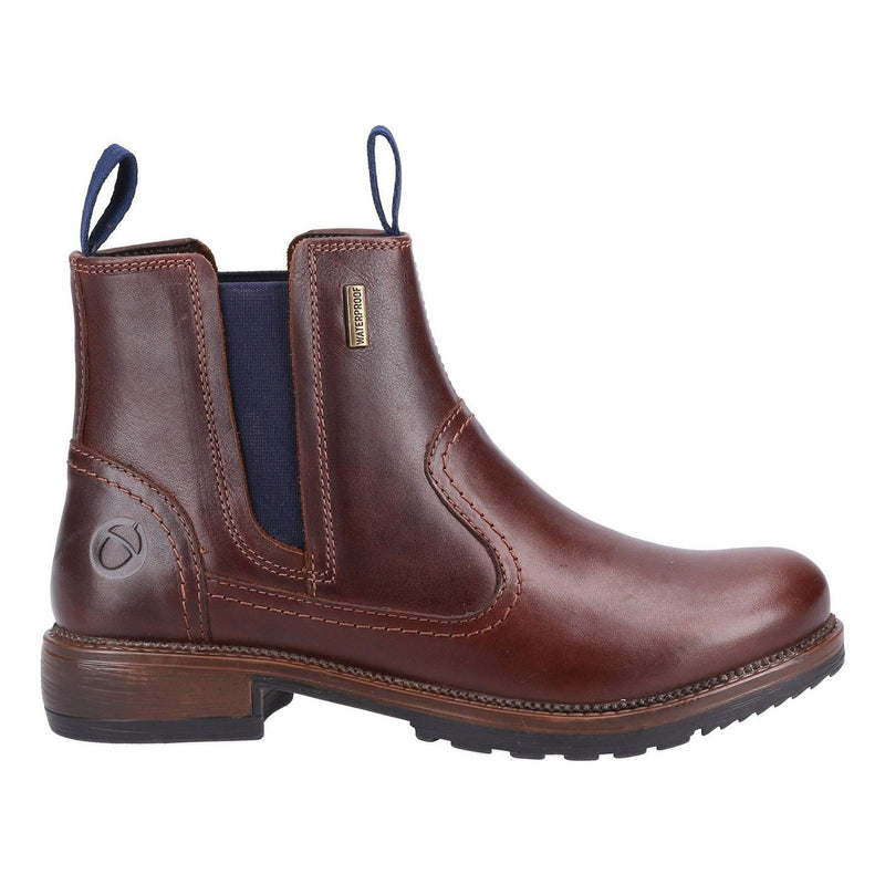 Womens Cotswold Laverton Navy Ankle Boots - Navy